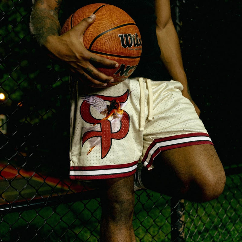 Cream Jordan Shorts