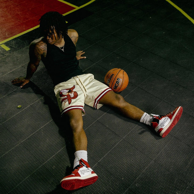 Cream Jordan Shorts