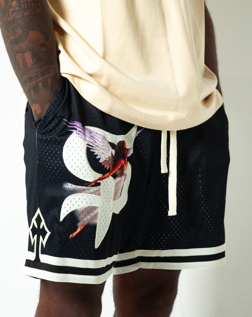 Black League Shorts
