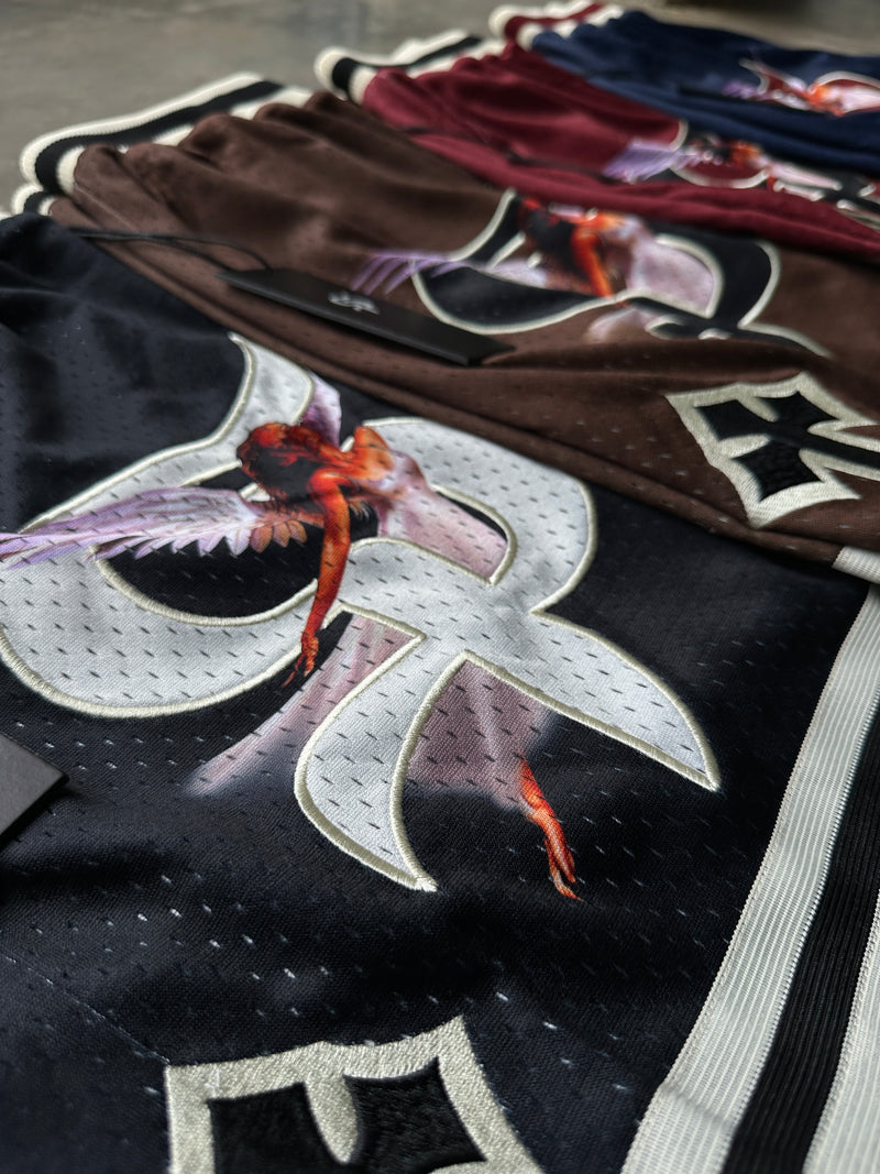 Black League Shorts