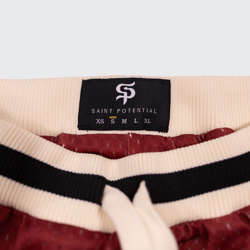 Maroon League Shorts